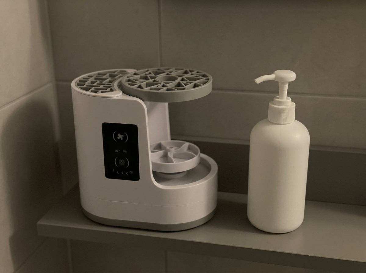 Zayaco cleaner styled with clean brushes